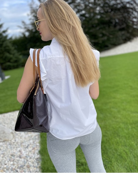 Košile dámská Pinko bílá s volány